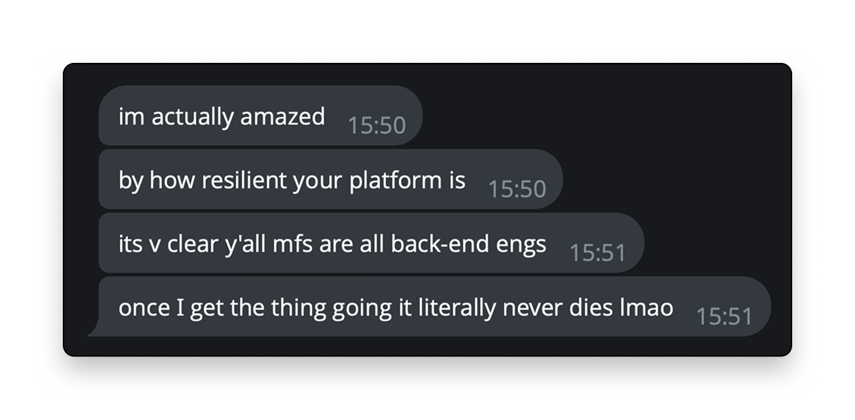 A very nice message
